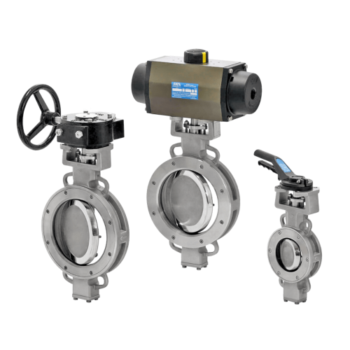 Double offset butterfly valves 401N series