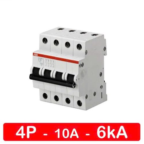 MCB 4P 10A 6kA ABB